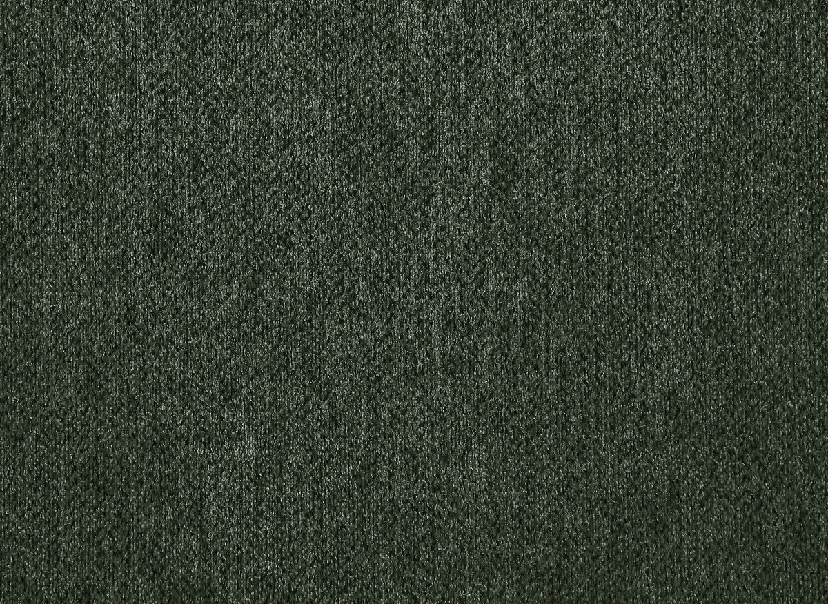Sofá esquinero convertible con cómoda en tejido texturado verde oliva ANGELINE - Esquina izquierda
