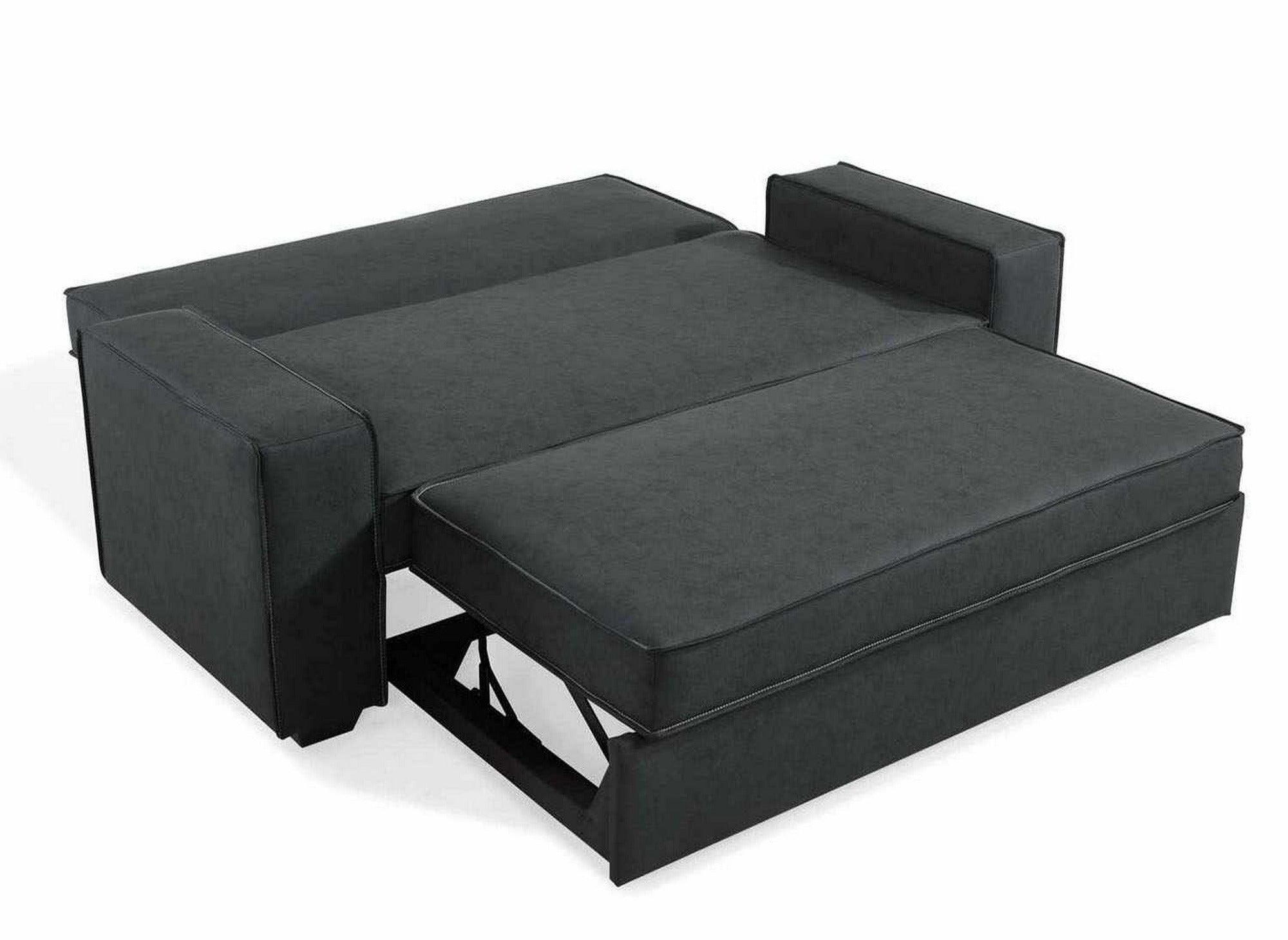 Sofá cama JAMES de 3 plazas en color gris