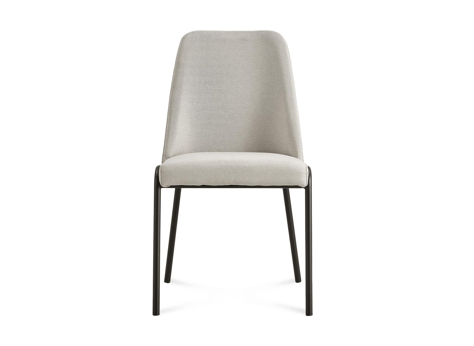 Juego de 2 sillas de tela beige ABRIL