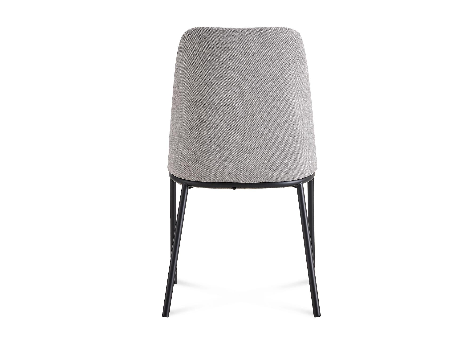 Juego de 2 sillas APRIL de tela gris