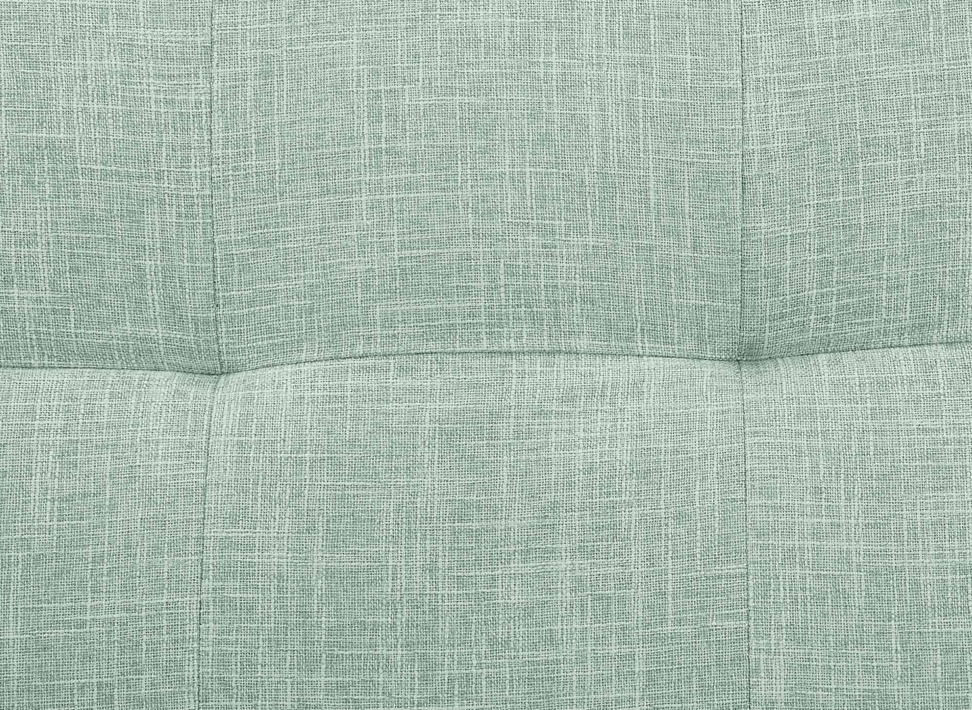 Sofá cama TANIA click-clack en tela verde agua