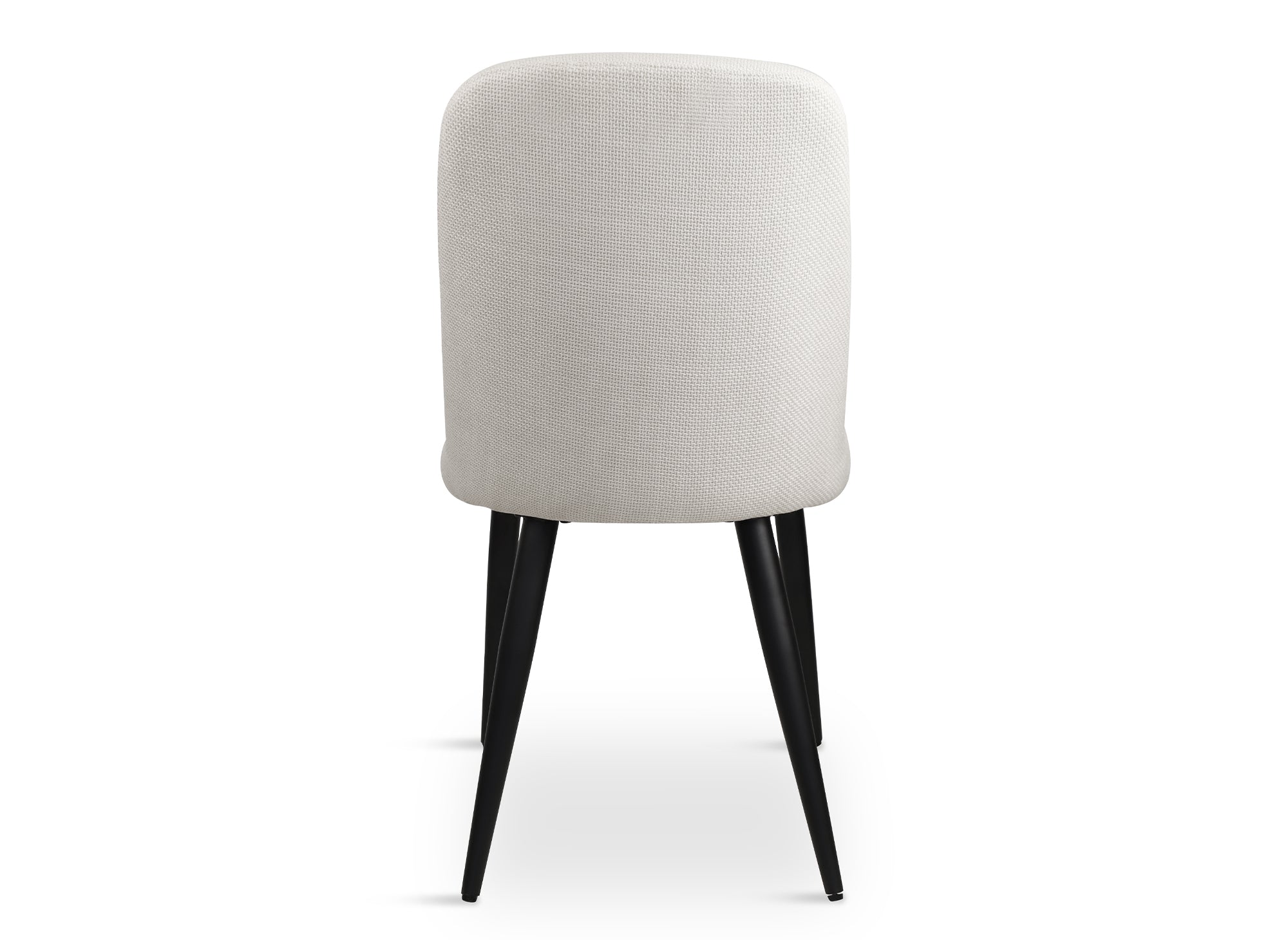 Juego de 2 sillas de comedor KINSEY tapizadas en lino color beige