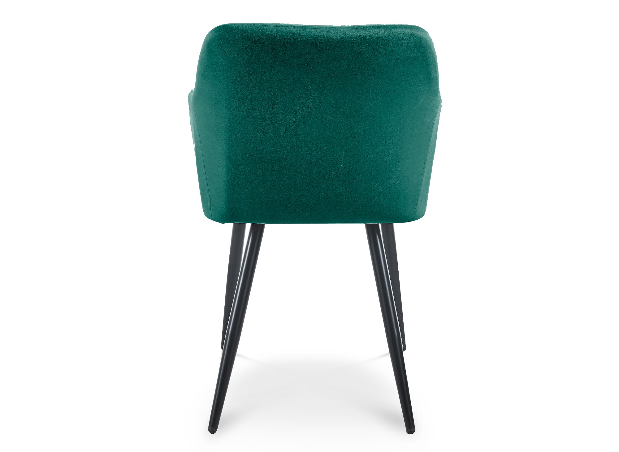 Conjunto de 2 sillones KANA de terciopelo verde
