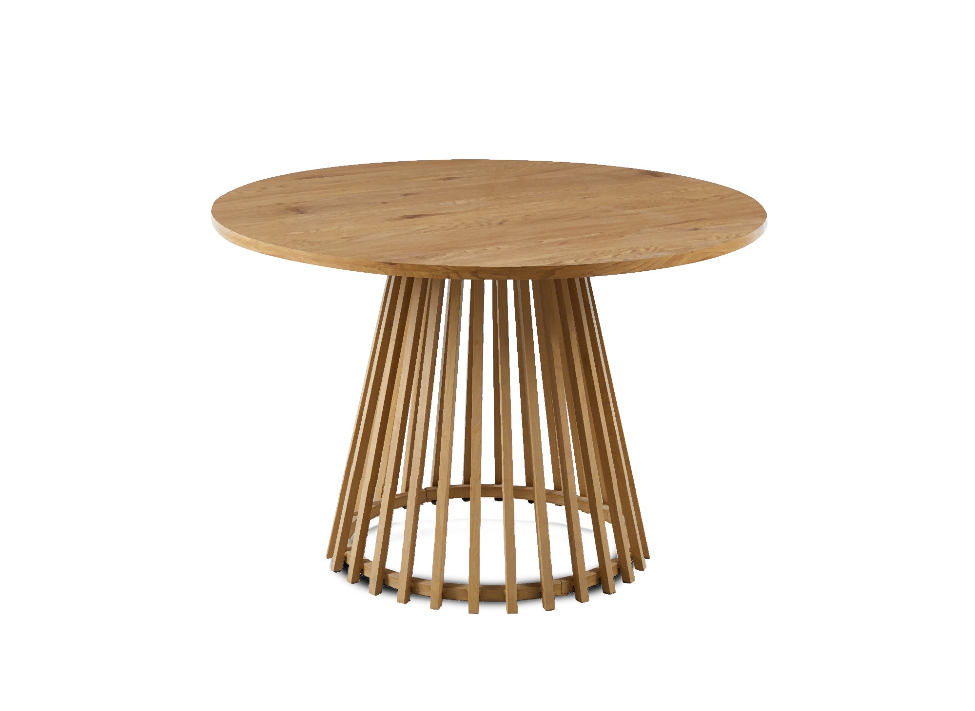 Mesa de comedor redonda HIBEA con patas de diseño