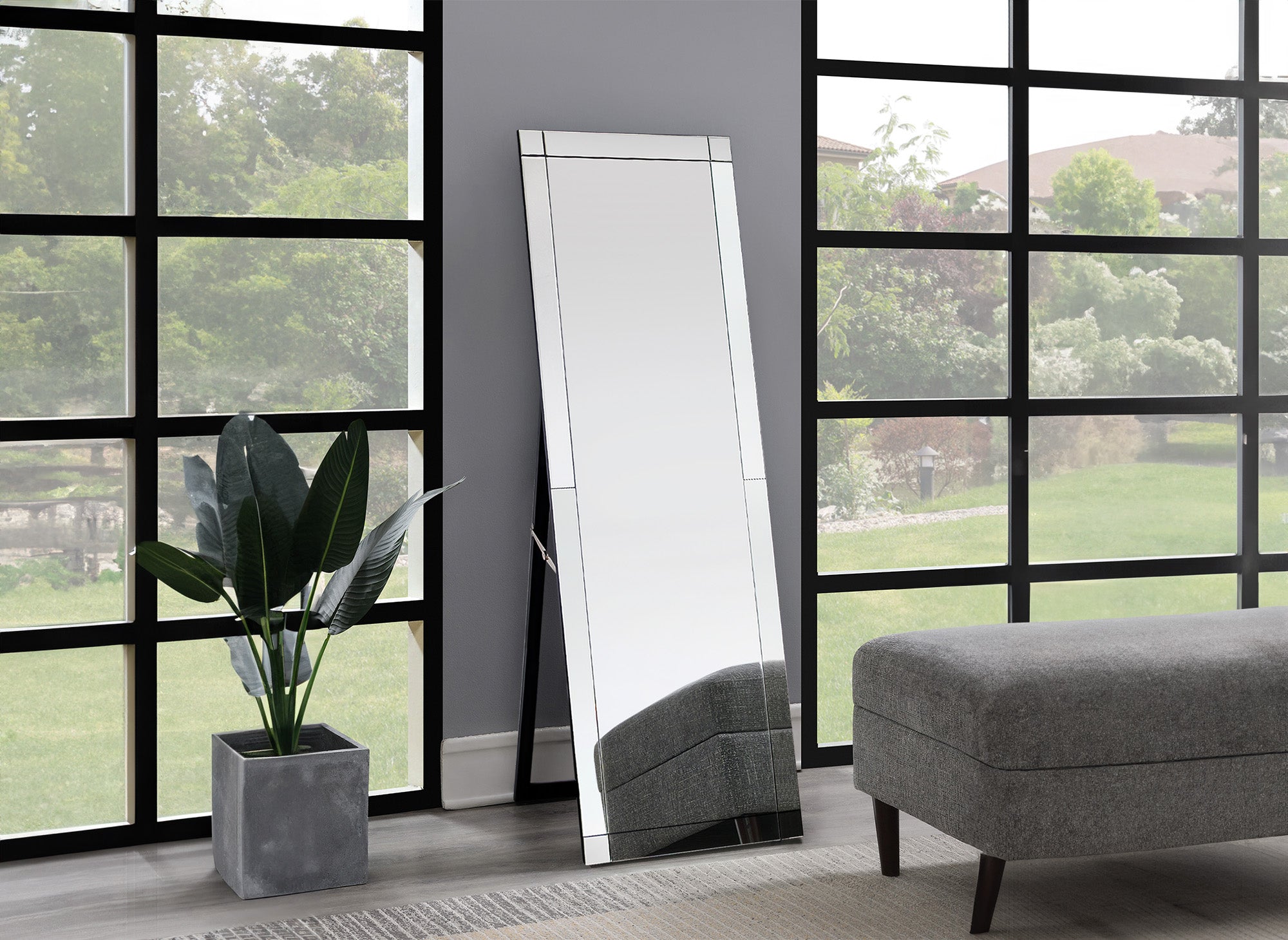 Espejo rectangular grande de pie MALIA
