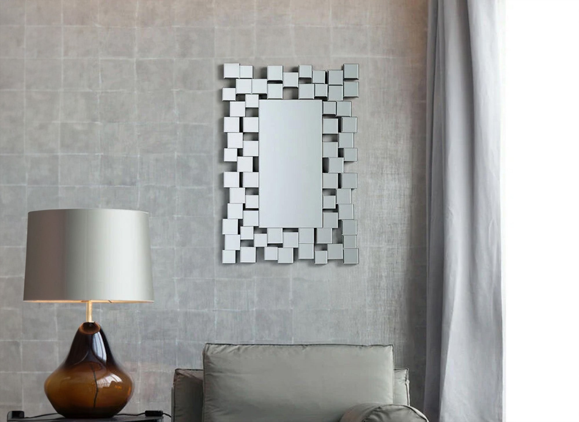 Espejo de pared rectangular RANNA