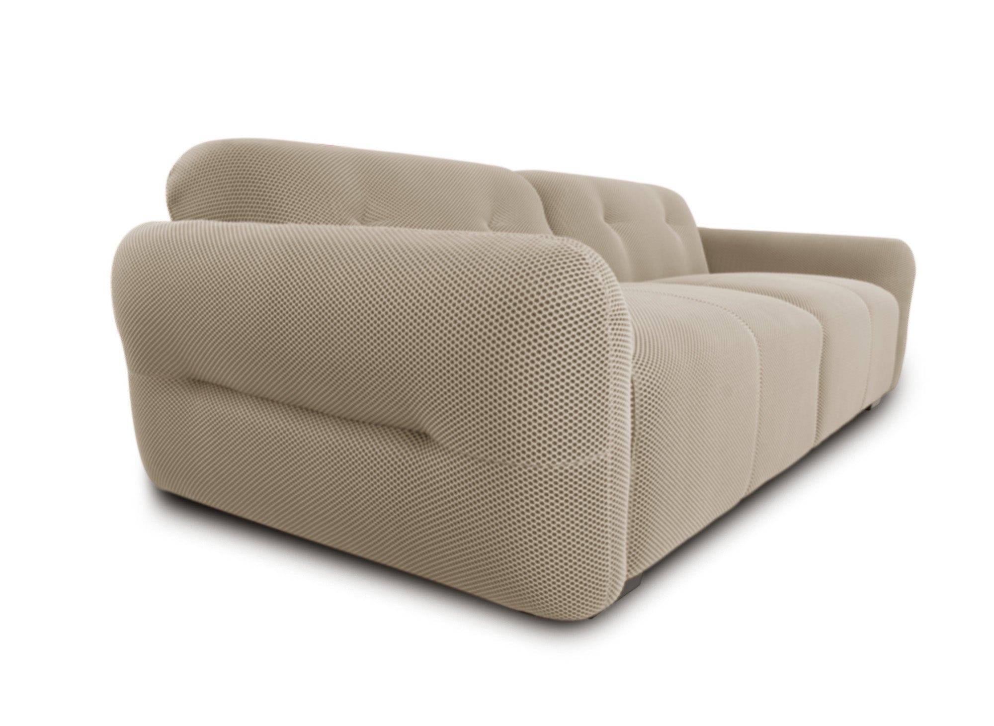 Sofá PICASSO de 3 plazas en tejido 3D beige
