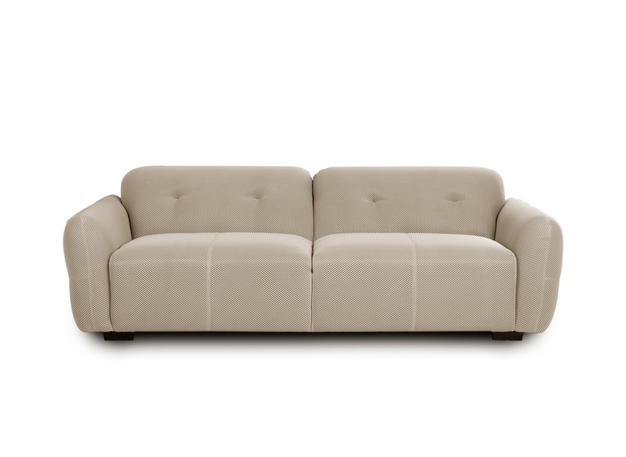 Sofá PICASSO de 3 plazas en tejido 3D beige