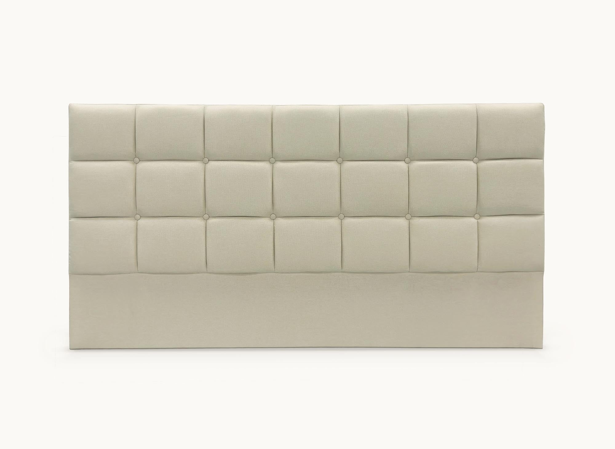 Cabecero ALVERA de 160 cm en tela beige