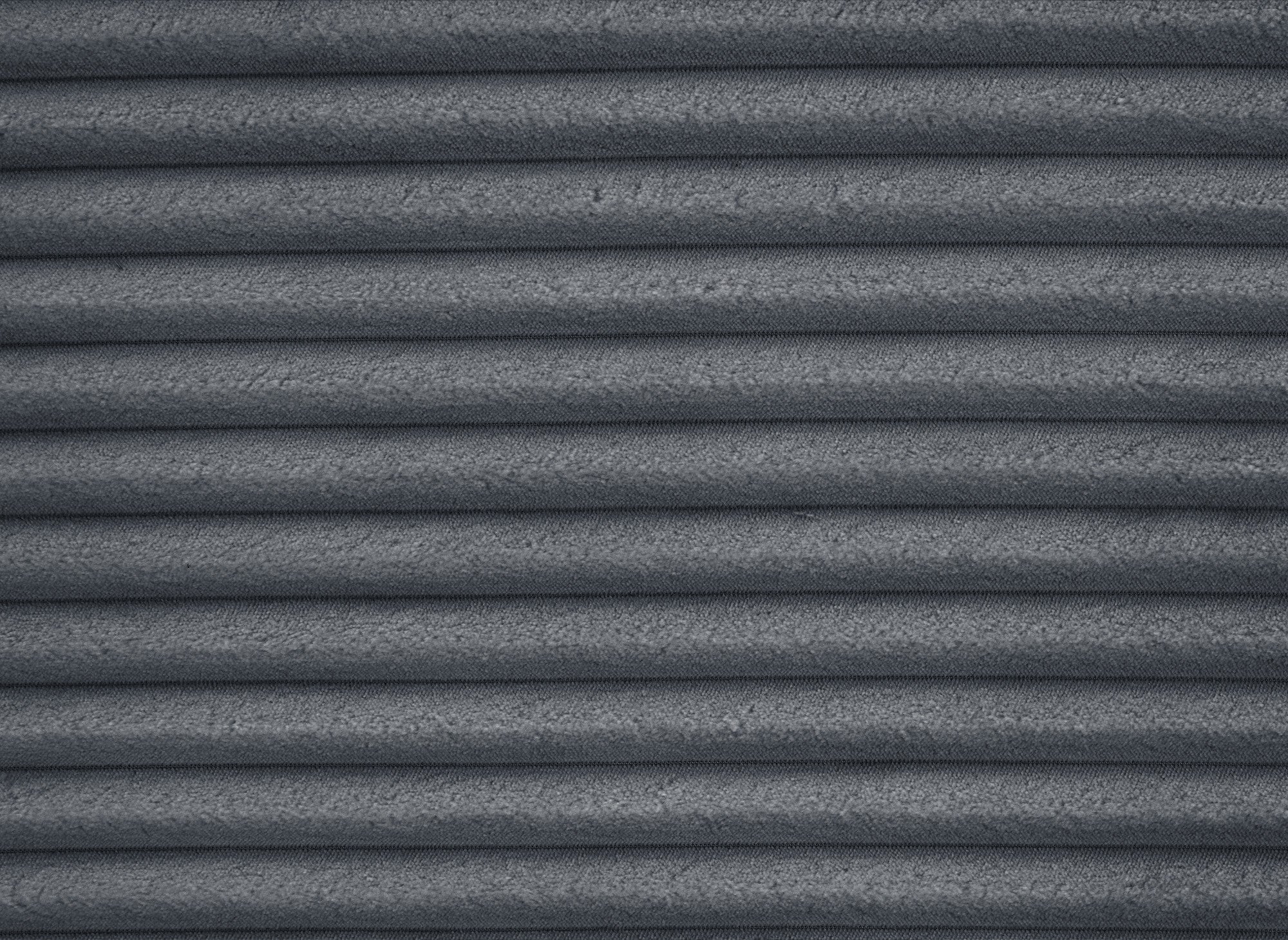 Sofá cama esquinero TILDA con almacenaje en pana gris suave - Esquina izquierda