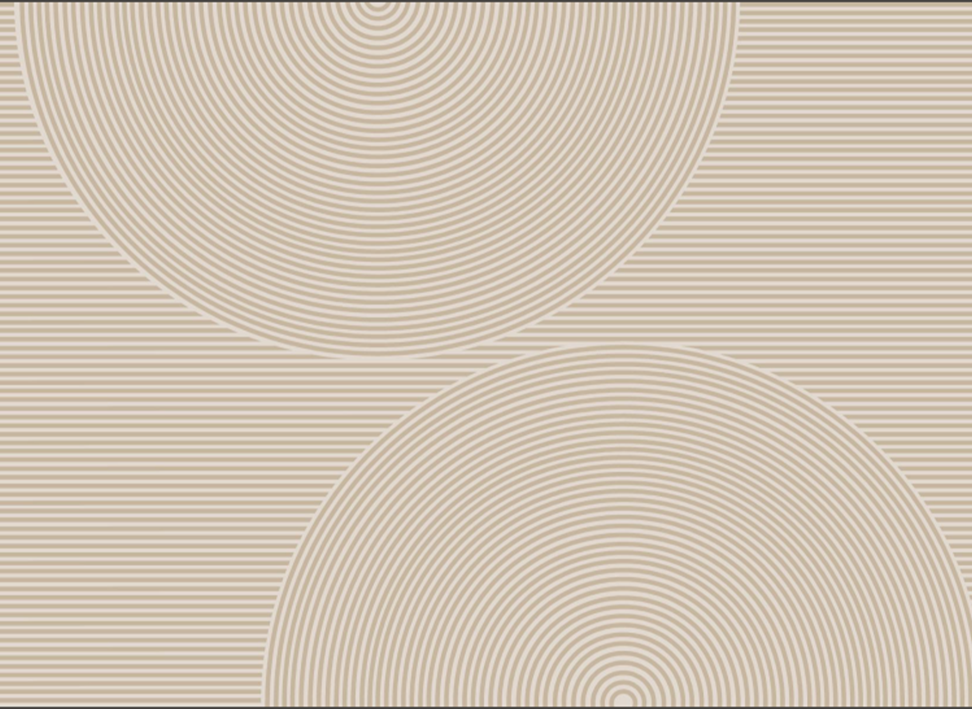 Alfombra rectangular NEMYS color beige con estampado abstracto, 160 x 230 cm