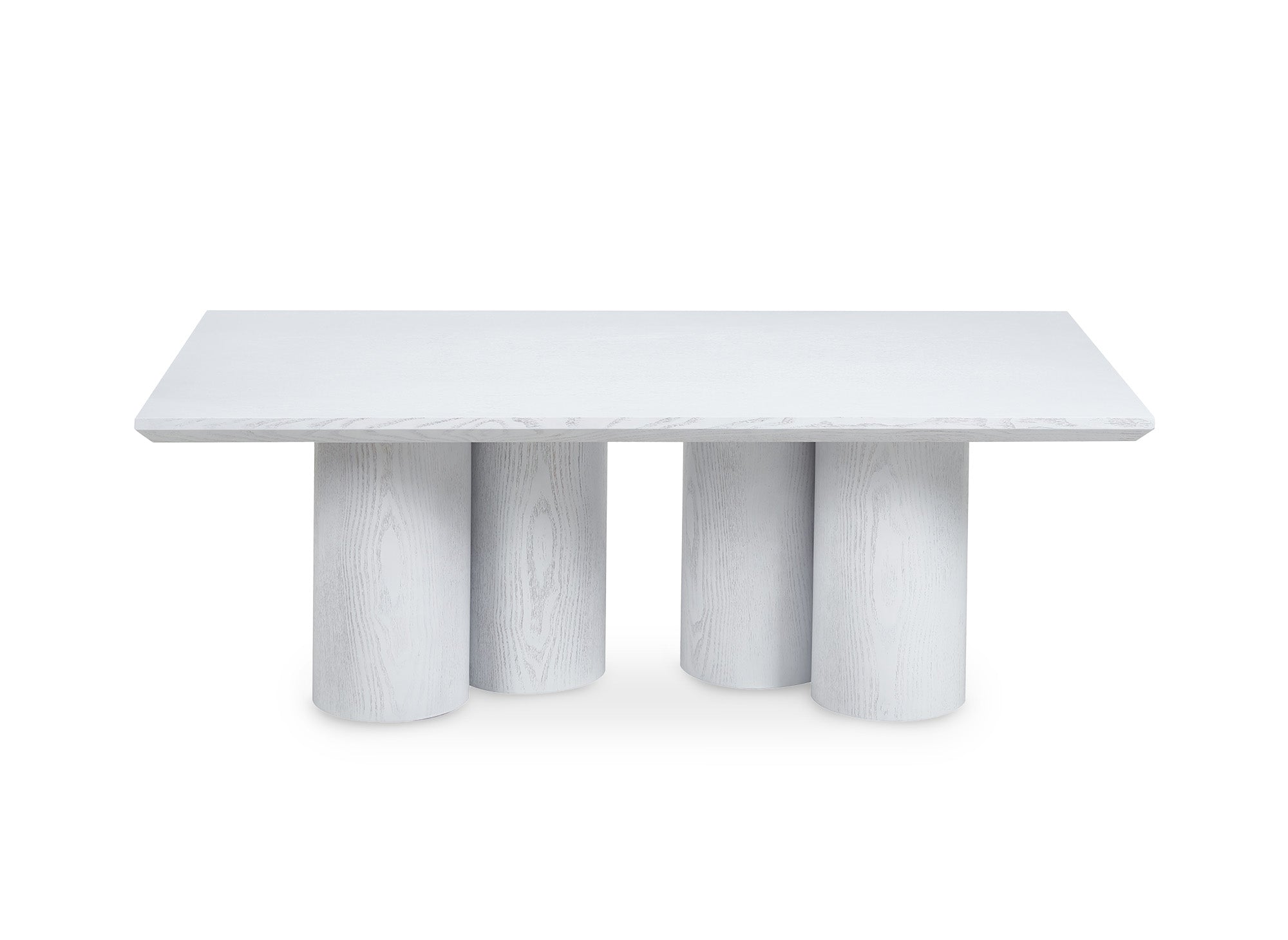 Mesa de centro ROSALIA blanca con patas de forma orgánica
