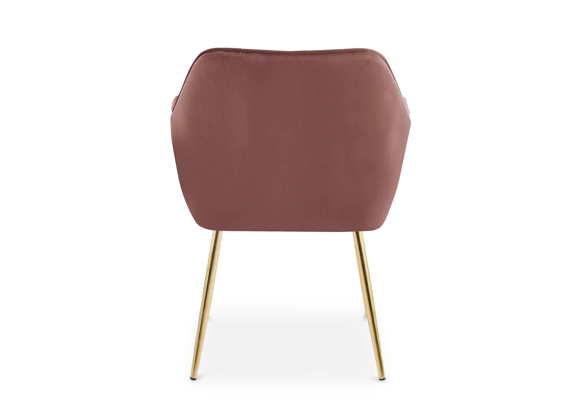 Conjunto de 2 sillones EDWIGE de terciopelo rosa