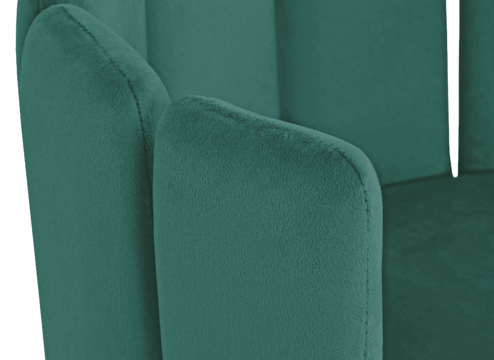 Juego de 2 taburetes de bar de diseño DEBBY en terciopelo verde