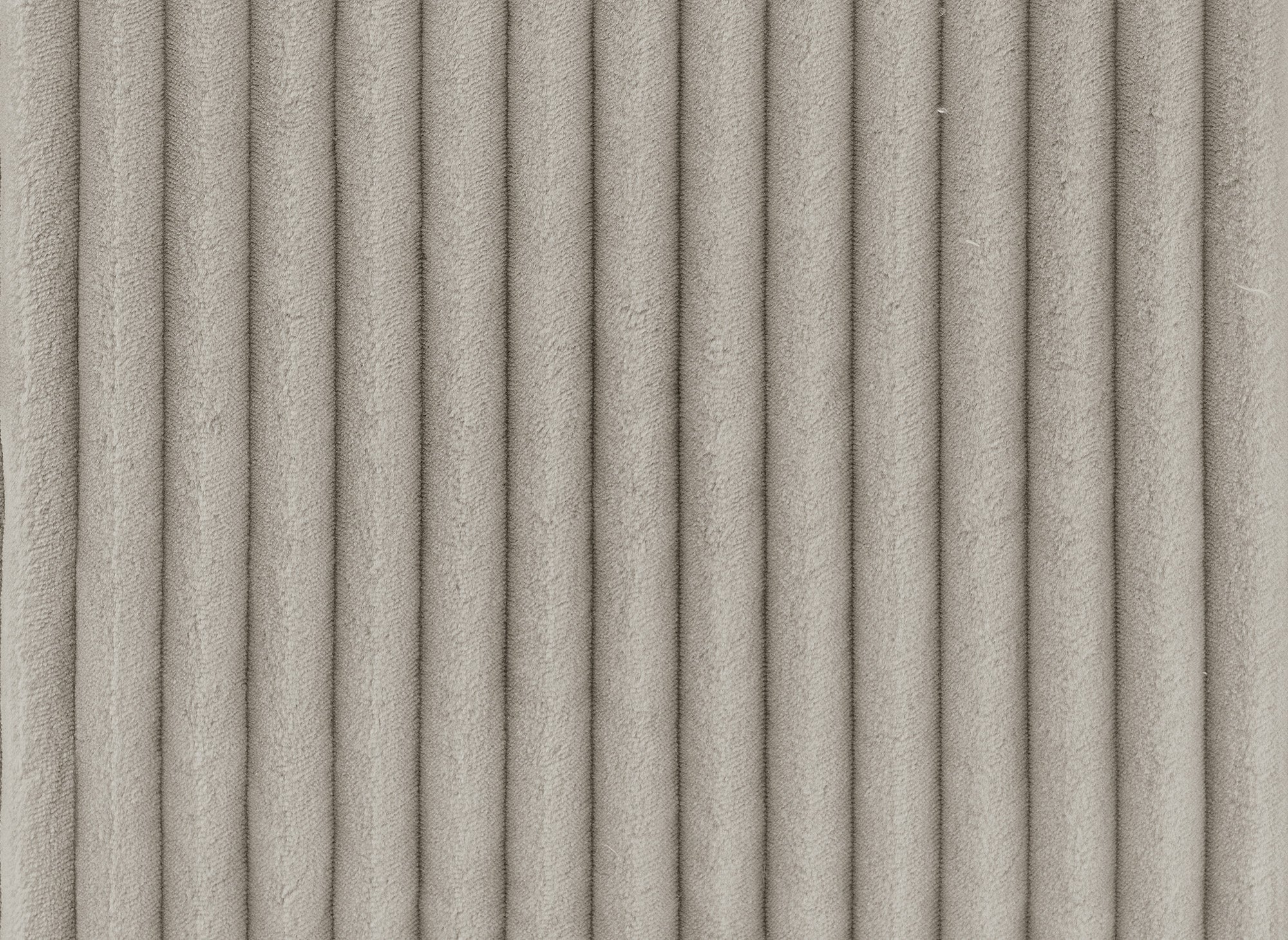 Sofá esquinero convertible y reversible ADRYEN con almacenaje en pana gruesa color topo