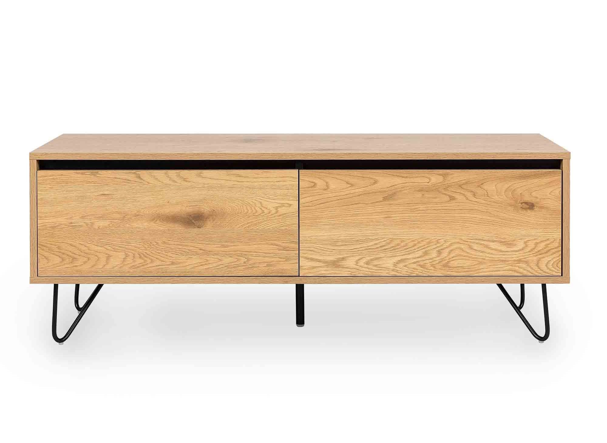 Mueble de TV DARINA con 1 cajón y 1 puerta, fabricado en madera.