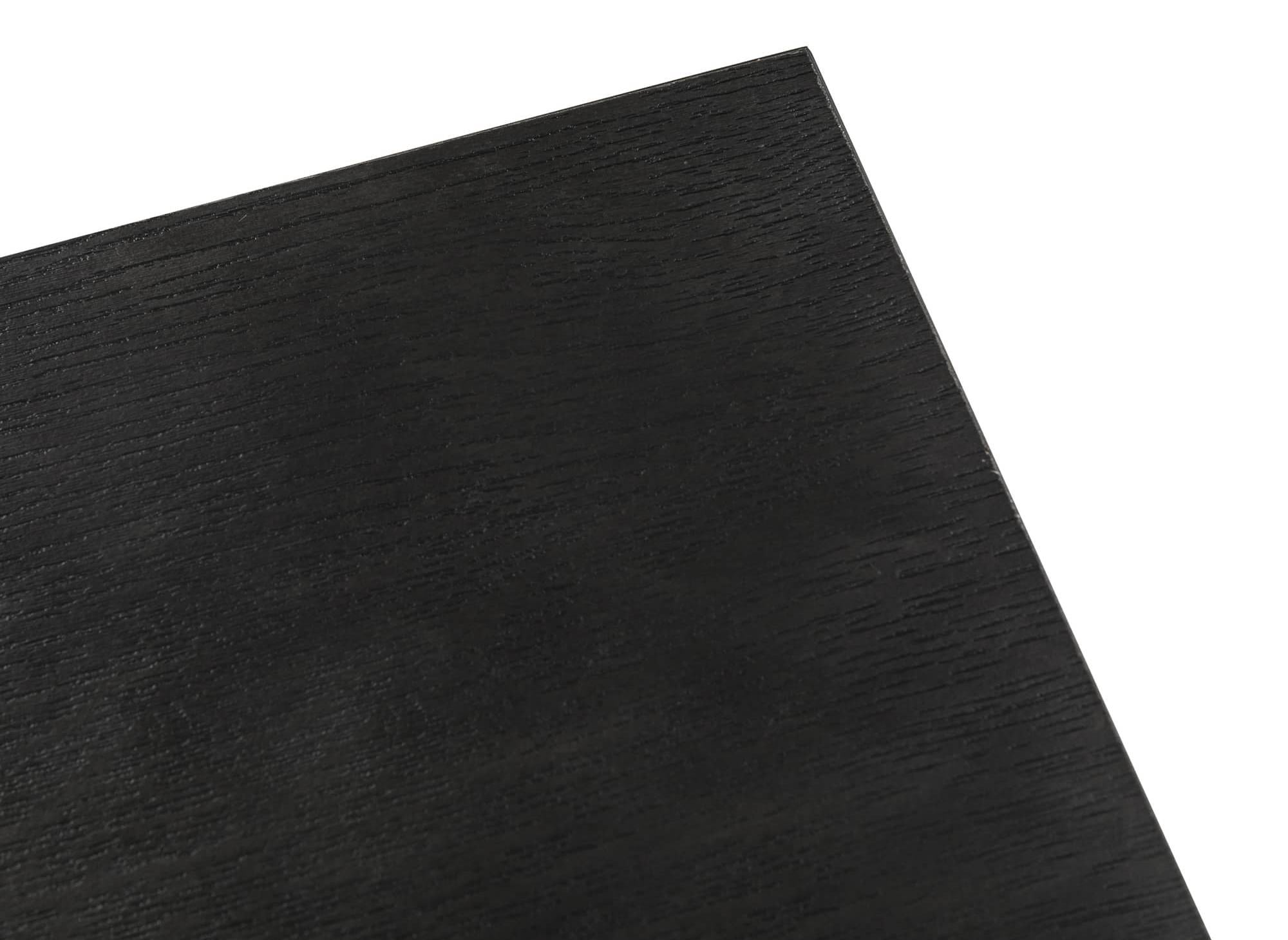 Aparador DARYL de 3 cajones y 2 puertas en madera y metal negro