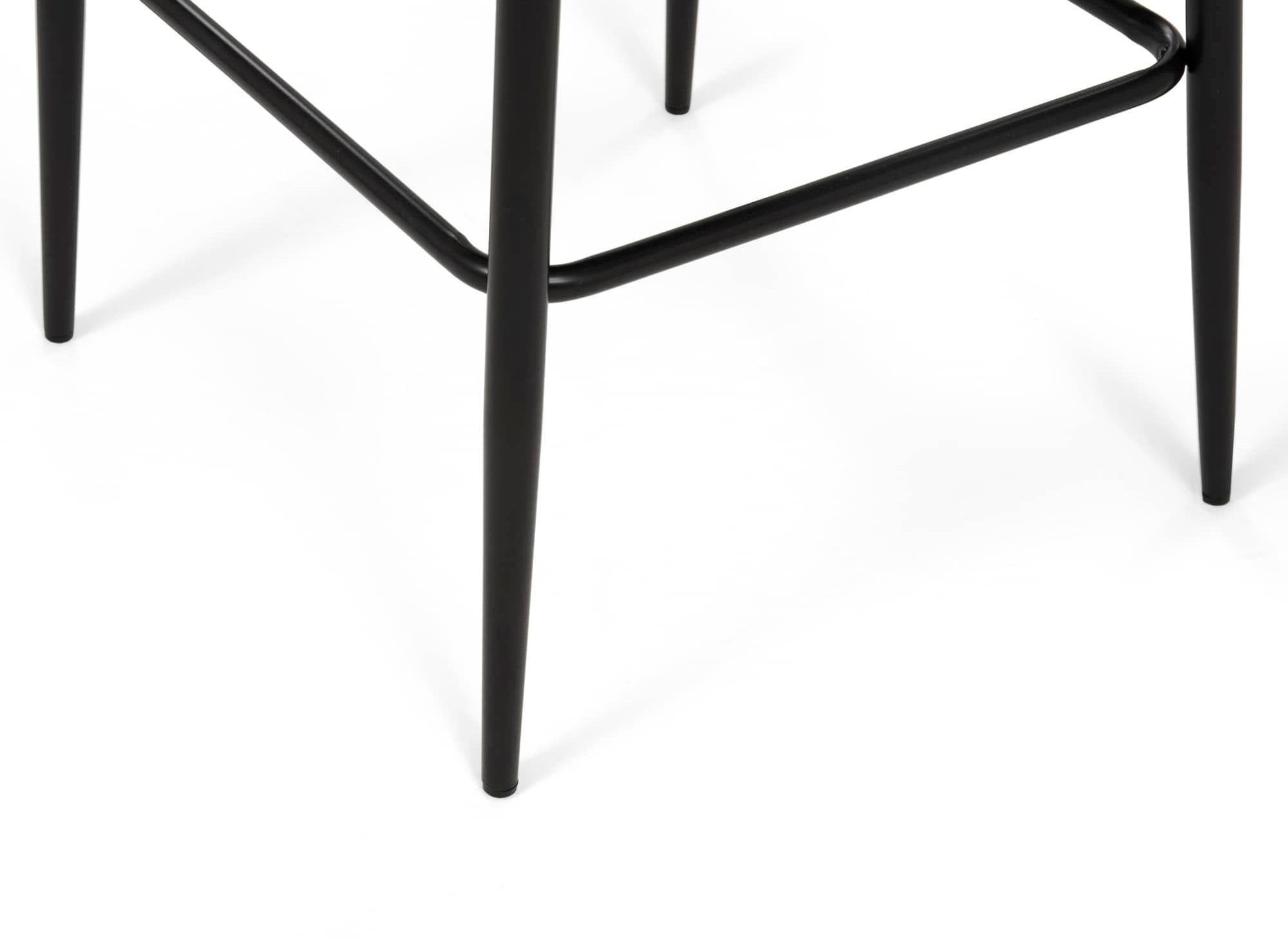 Juego de 2 taburetes de bar de diseño DEBBY en terciopelo azul