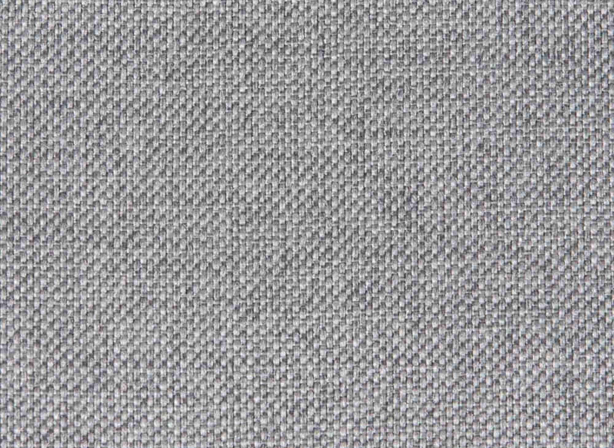 Sofá cama esquinero reversible LOUNA en tela gris con compartimento de almacenamiento