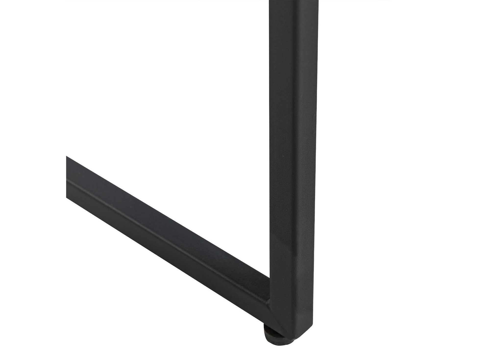 Escritorio TISSIA con 2 cajones en madera clara y metal negro