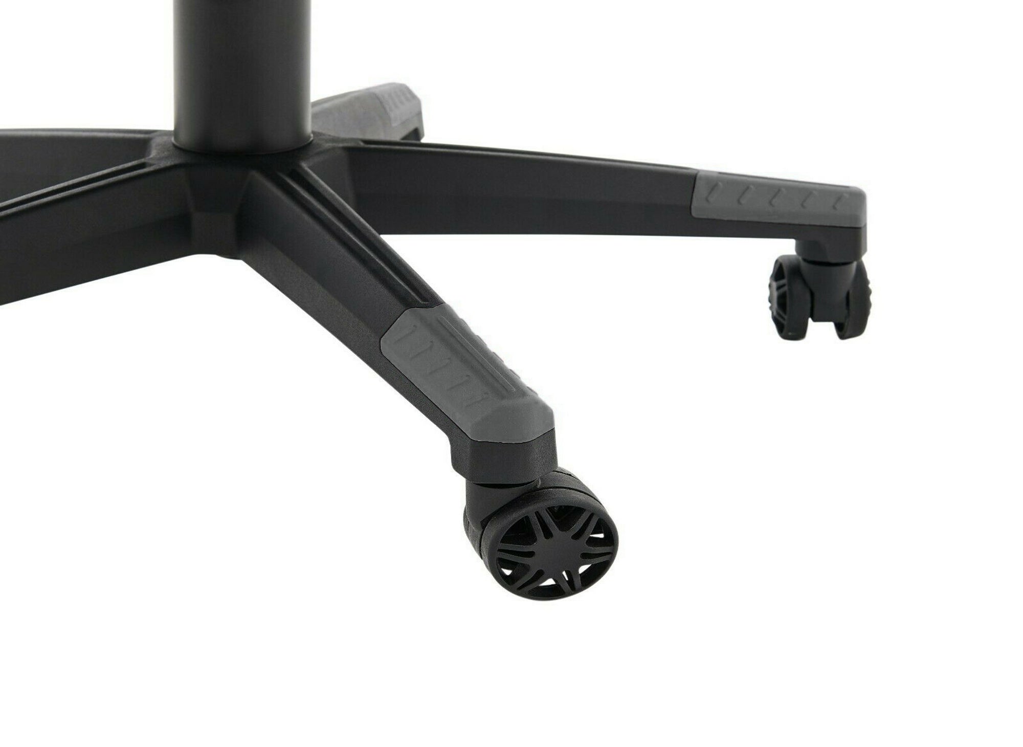 Silla gaming PIXEL en piel sintética negra y gris