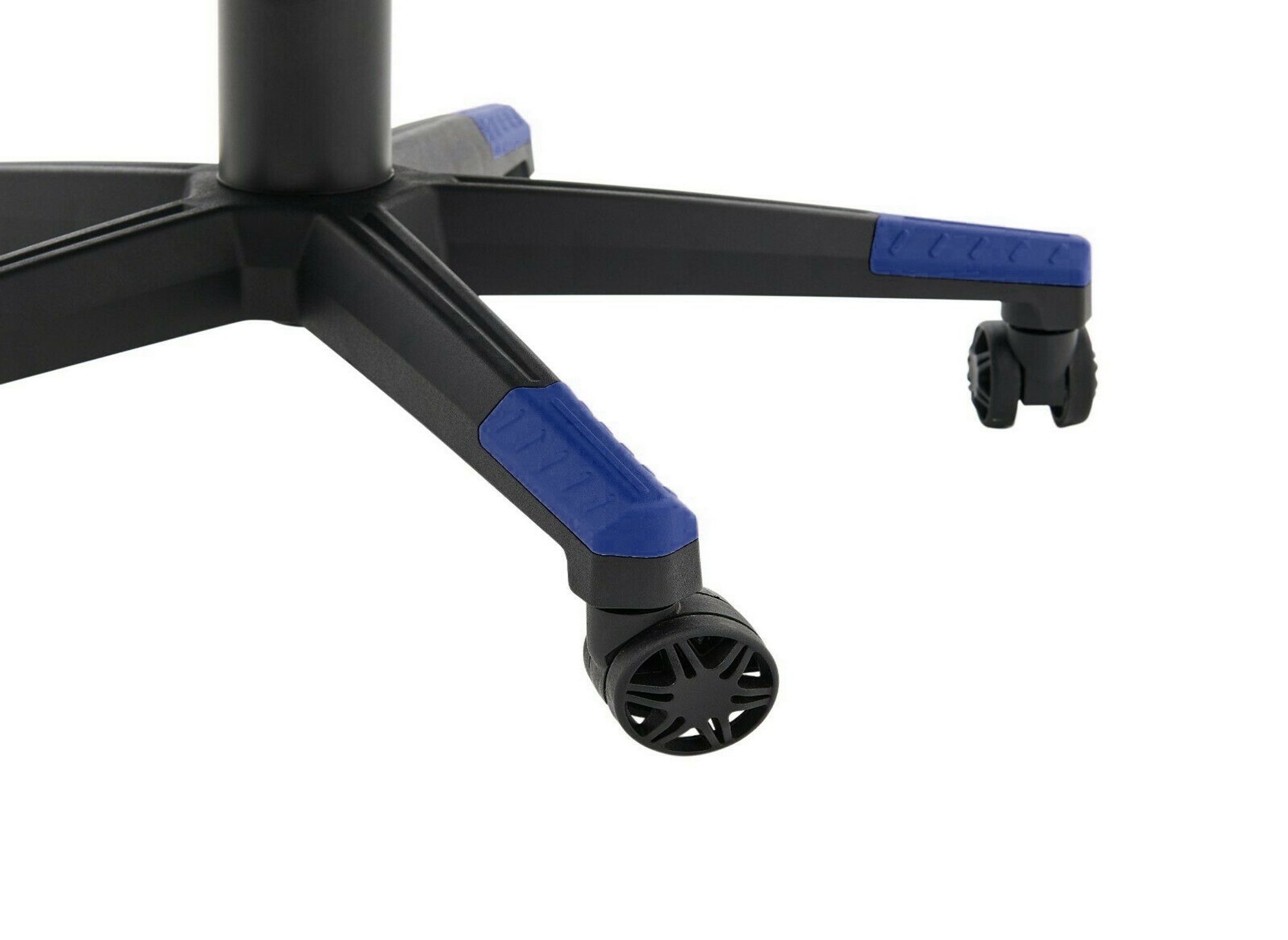 Silla gaming PIXEL en piel sintética negra y azul