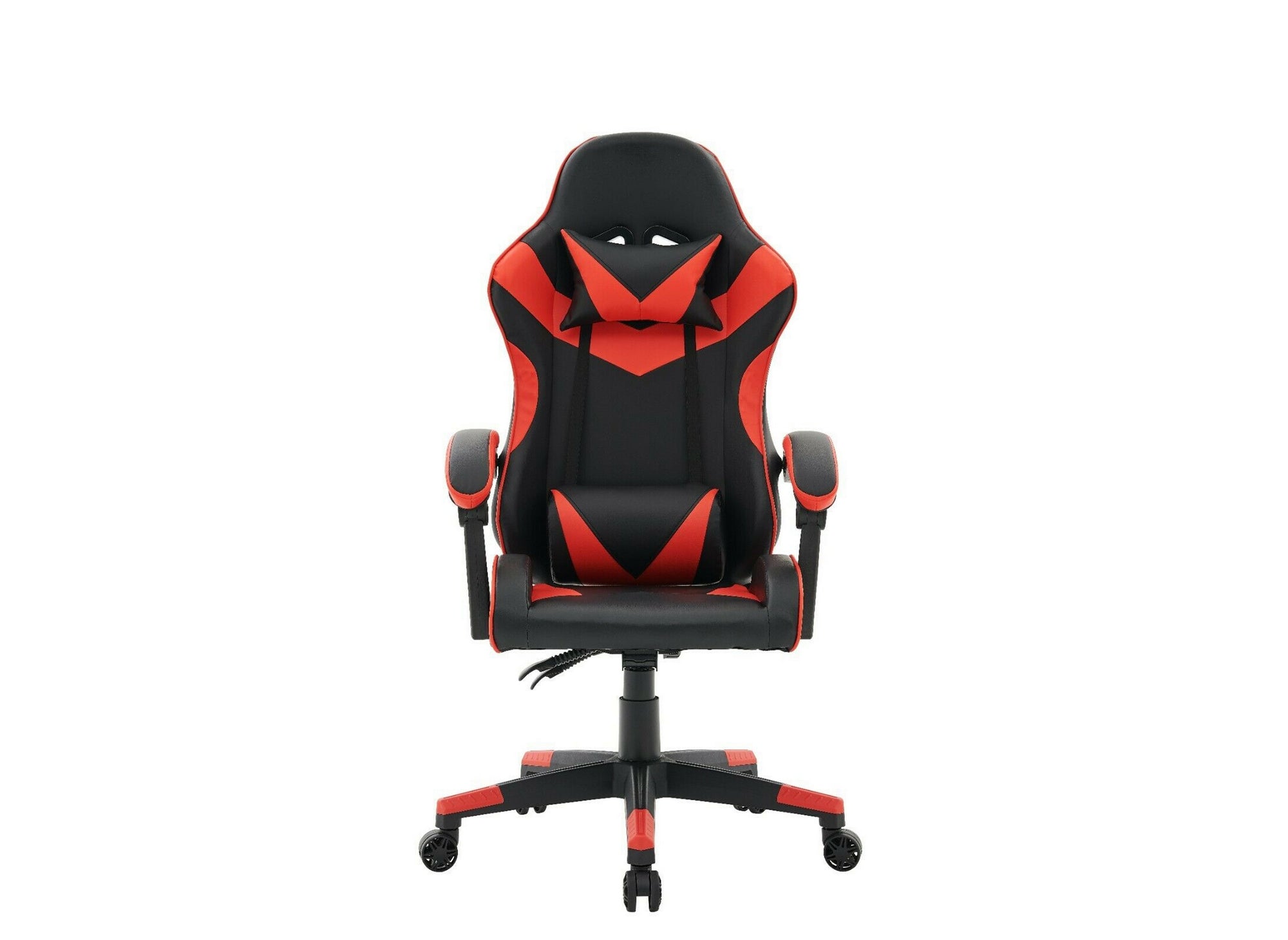 Silla gaming PIXEL en piel sintética negra y roja