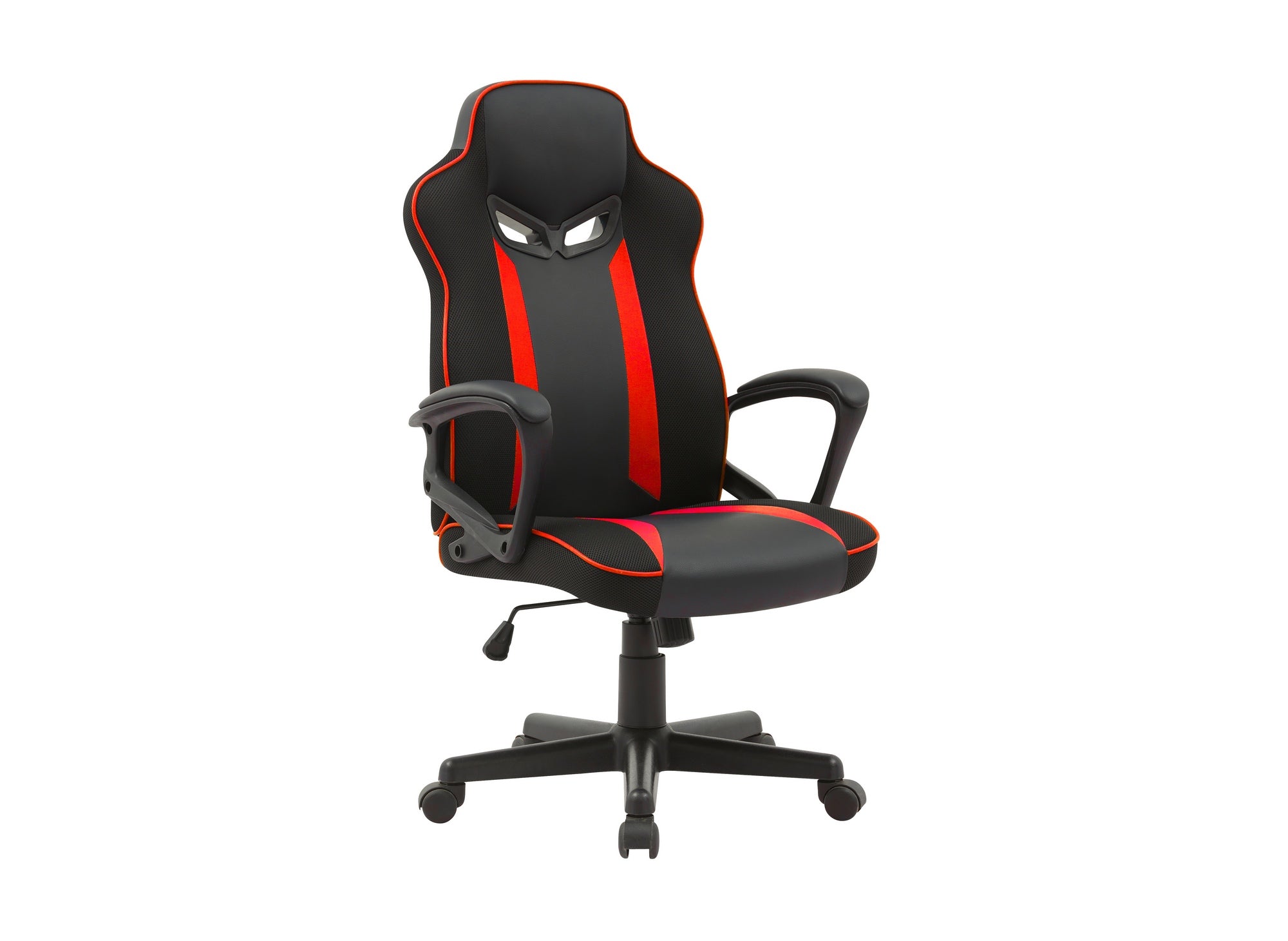 Silla de oficina gaming MICRON negra y roja