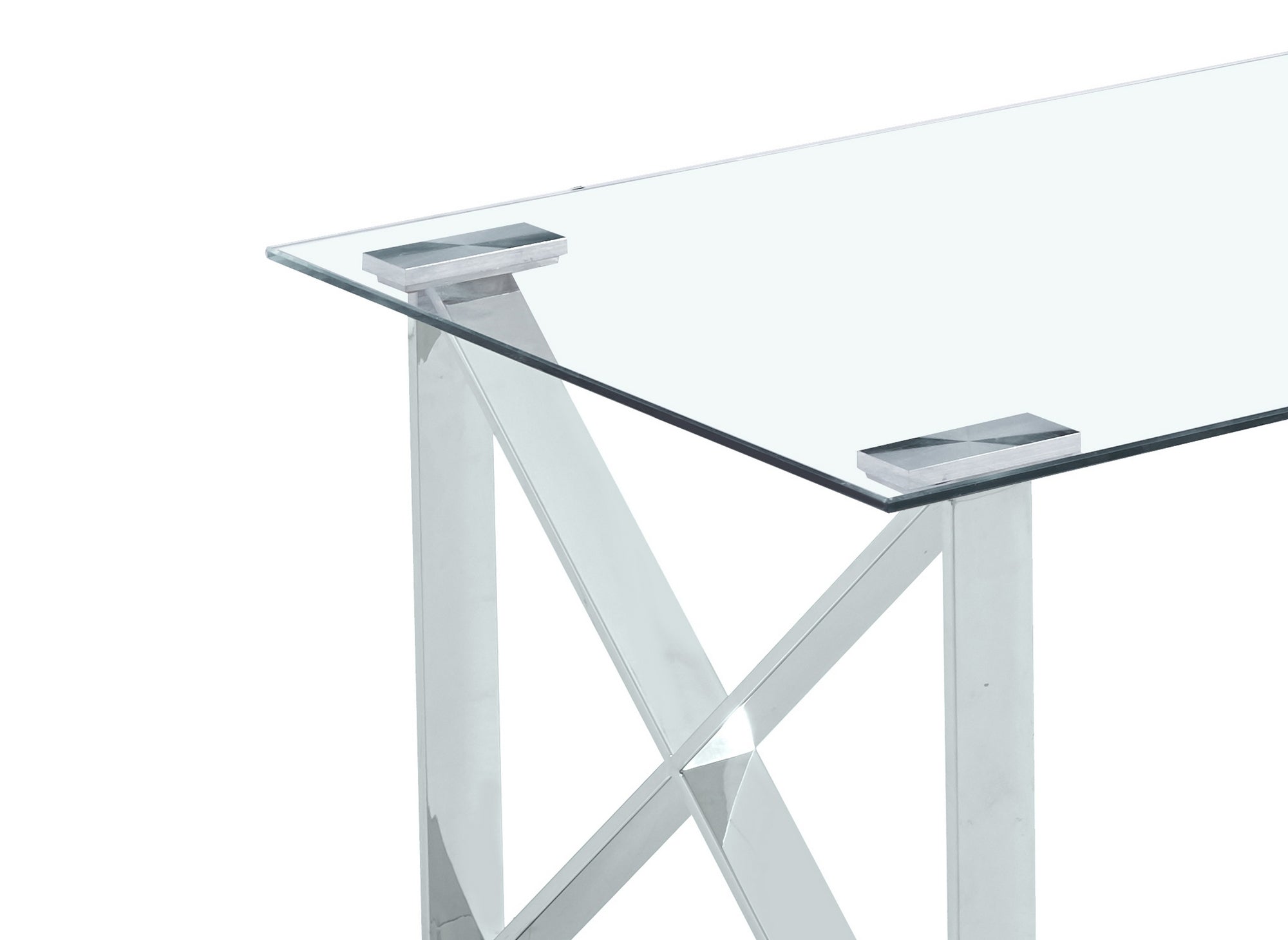 Mesa de centro rectangular de cristal ISORE