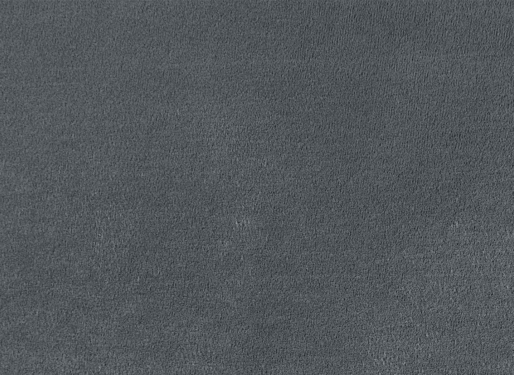 Sofá esquinero CELINE de terciopelo gris con chaise longue - Esquina izquierda