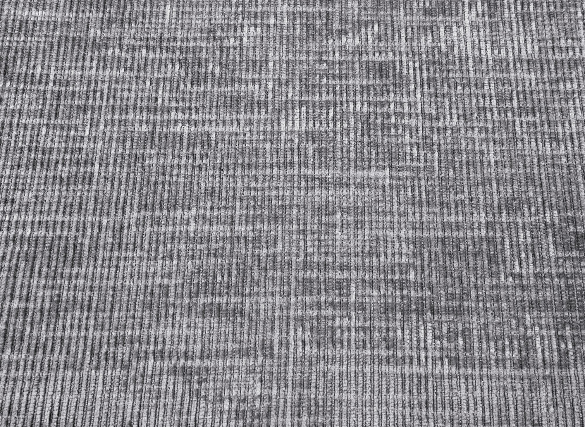 Sofá cama esquinero LUFY con almacenaje en terciopelo gris jaspeado - Esquina izquierda