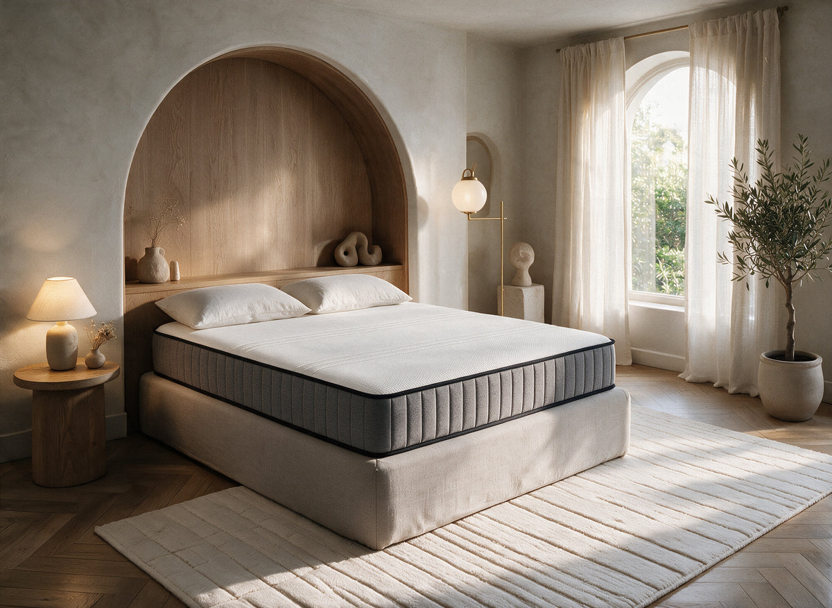 Matelas mousse ferme 140 x 190 cm épaisseur 20 cm AWAN