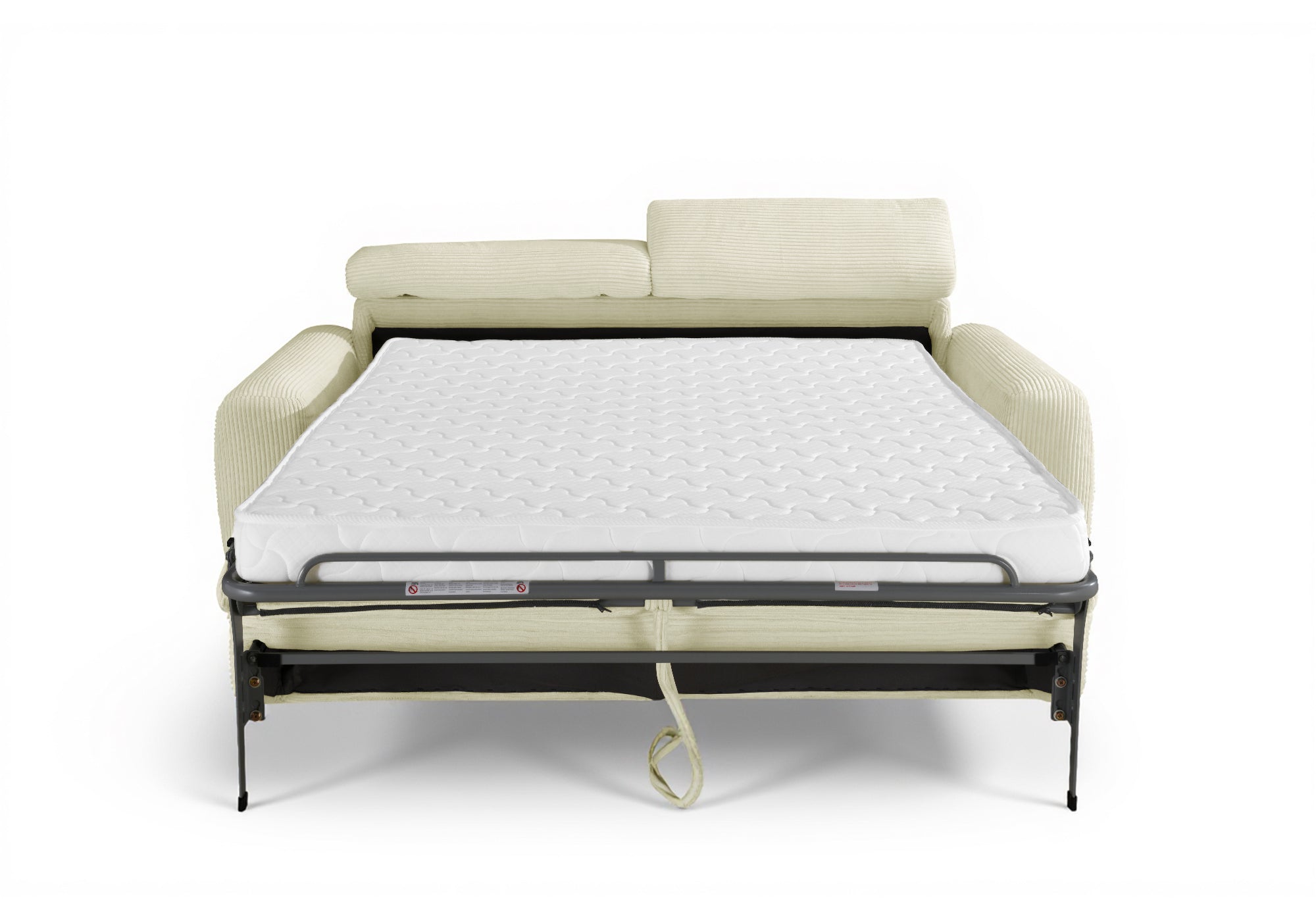 Sofá cama TOGO de 3 plazas en pana beige