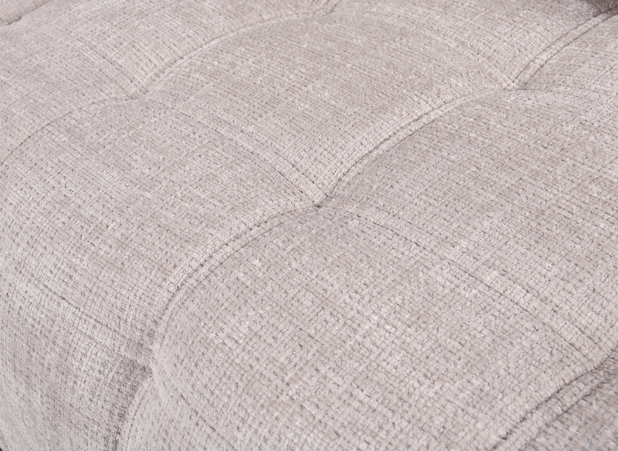 Sofá cama de 3 plazas RALYA con almacenaje en terciopelo jaspeado beige