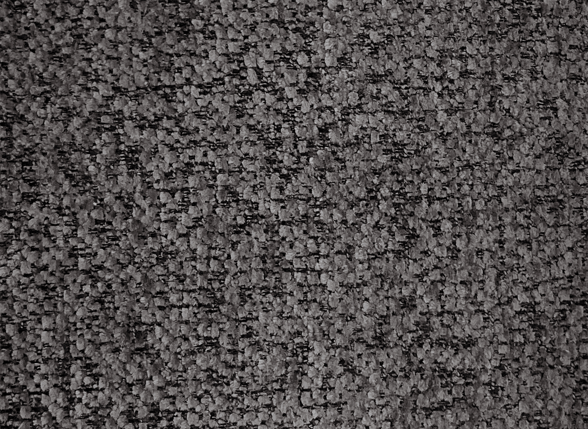Sofá esquinero convertible reversible en terciopelo tejido gris BELINE