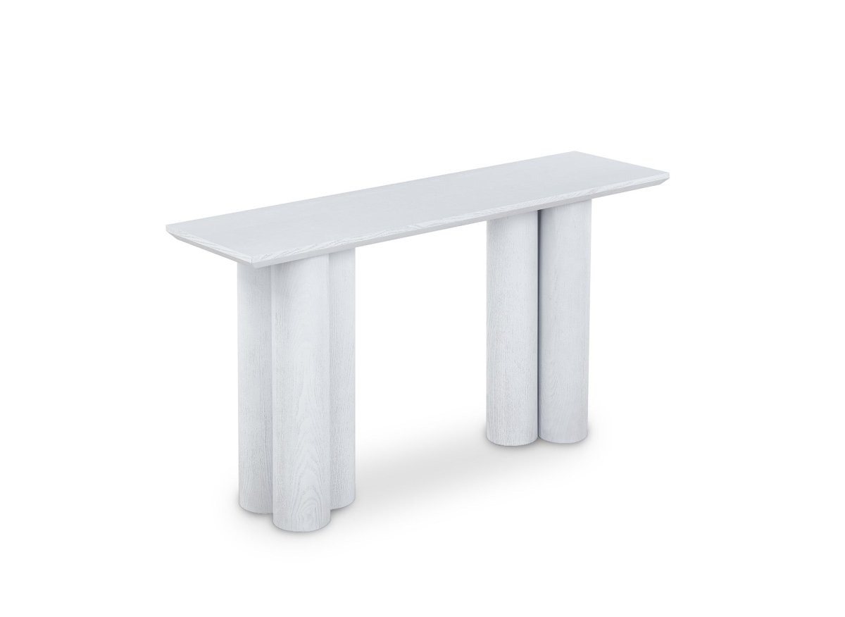 Console blanche pieds forme organique ROSALIA - DécoInParis