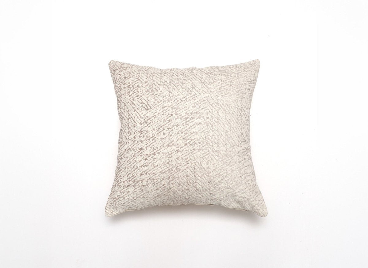 Coussin beige à motifs 45x45 cm MINNESOTA - DécoInParis