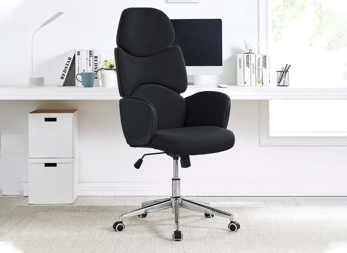 Fauteuil de bureau noir ALFA - DécoInParis