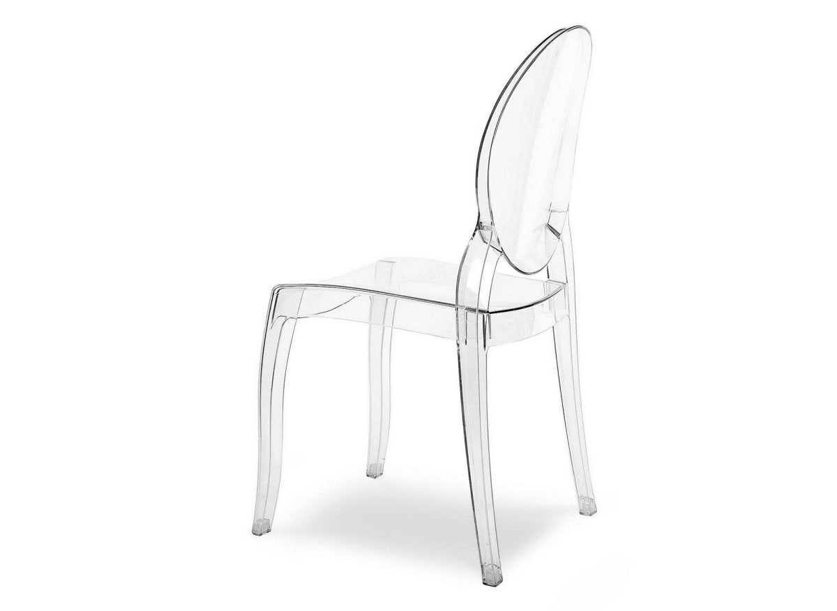 Lot de 4 chaises design en plexi transparent TOLGA - DécoInParis