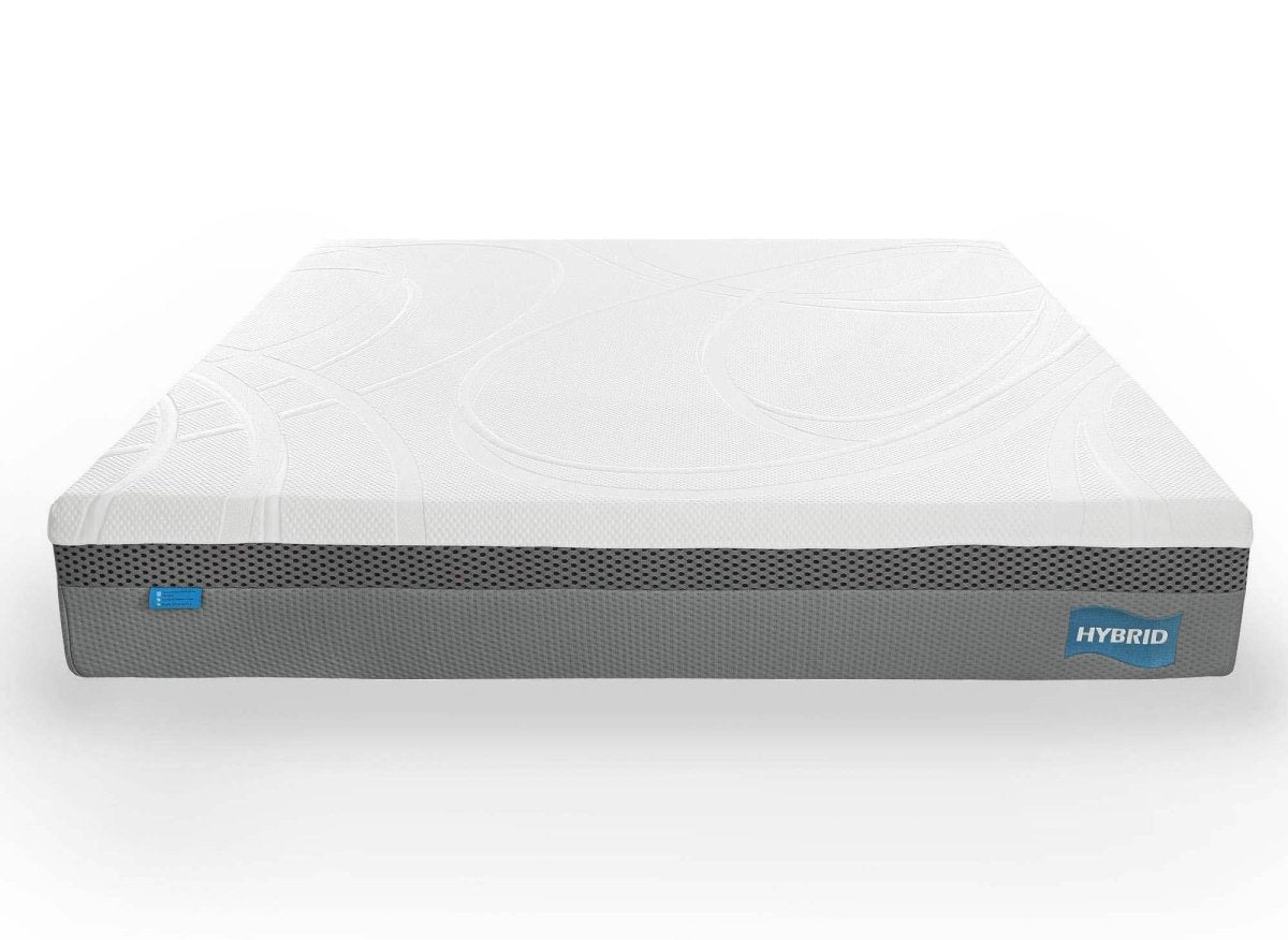 Matelas HYBRID 160 x 200 cm ressorts ensachés et mémoire de forme épaisseur 26 cm - DécoInParis