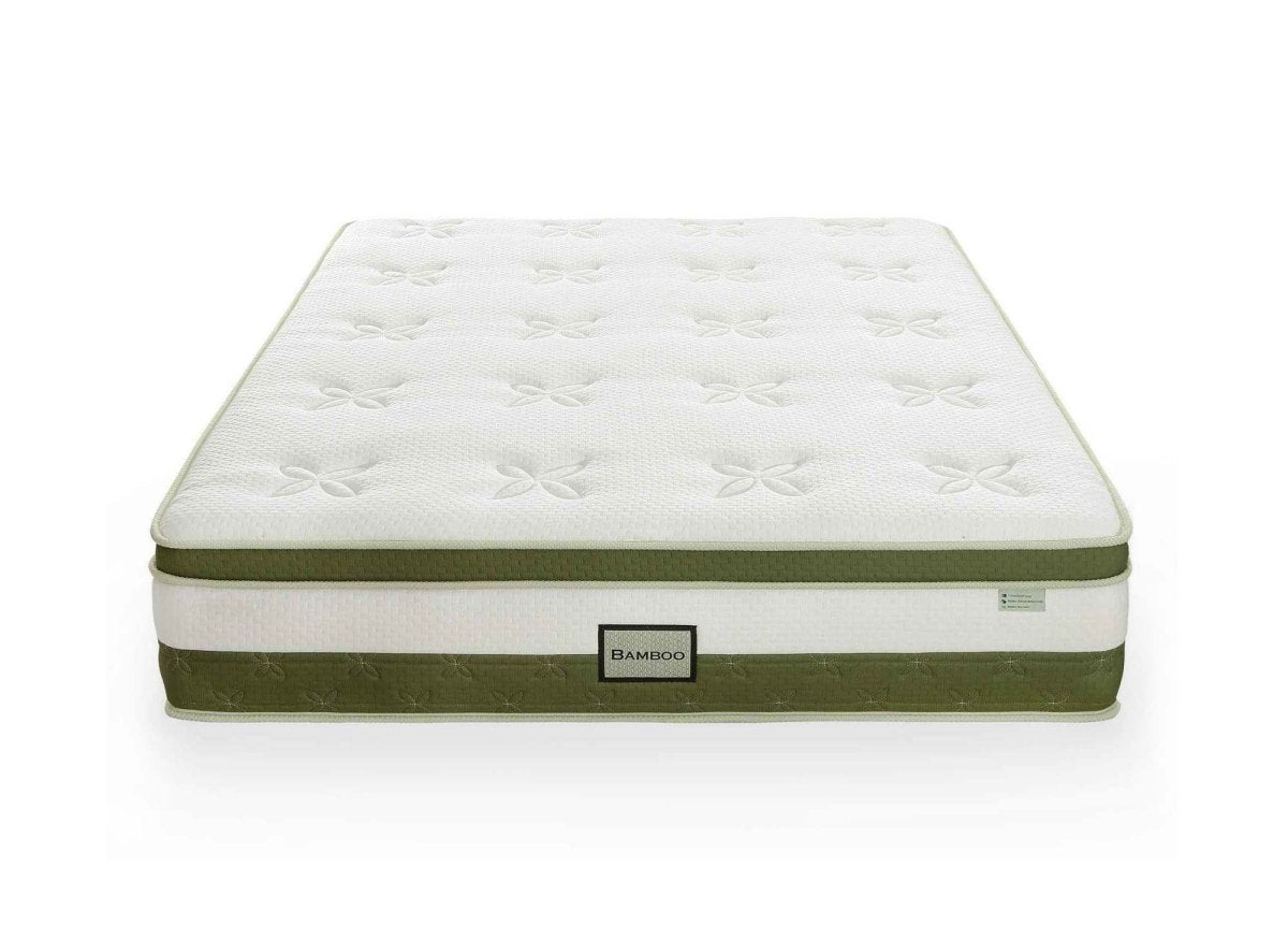 Matelas hybride BAMBOO 180 x 200 cm ressorts ensachés et mémoire de forme épaisseur 30 cm - DécoInParis
