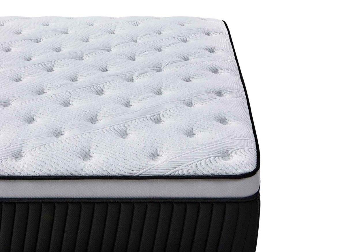 Matelas hybride mémoire de forme 140 x 190 cm épaisseur 37 cm - PILLOW - DécoInParis