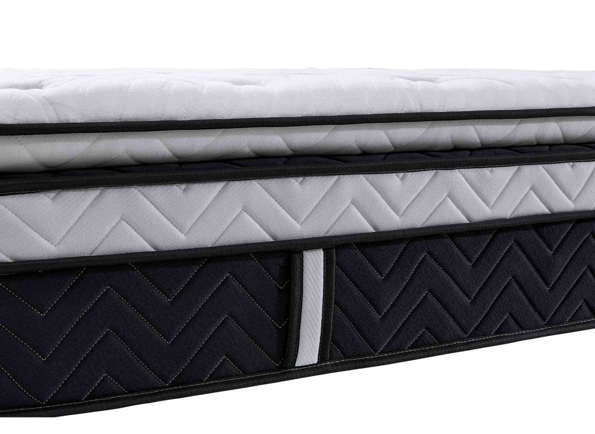 Matelas hybride mémoire de forme 180 x 200 cm épaisseur 35 cm - CLOUDY - DécoInParis