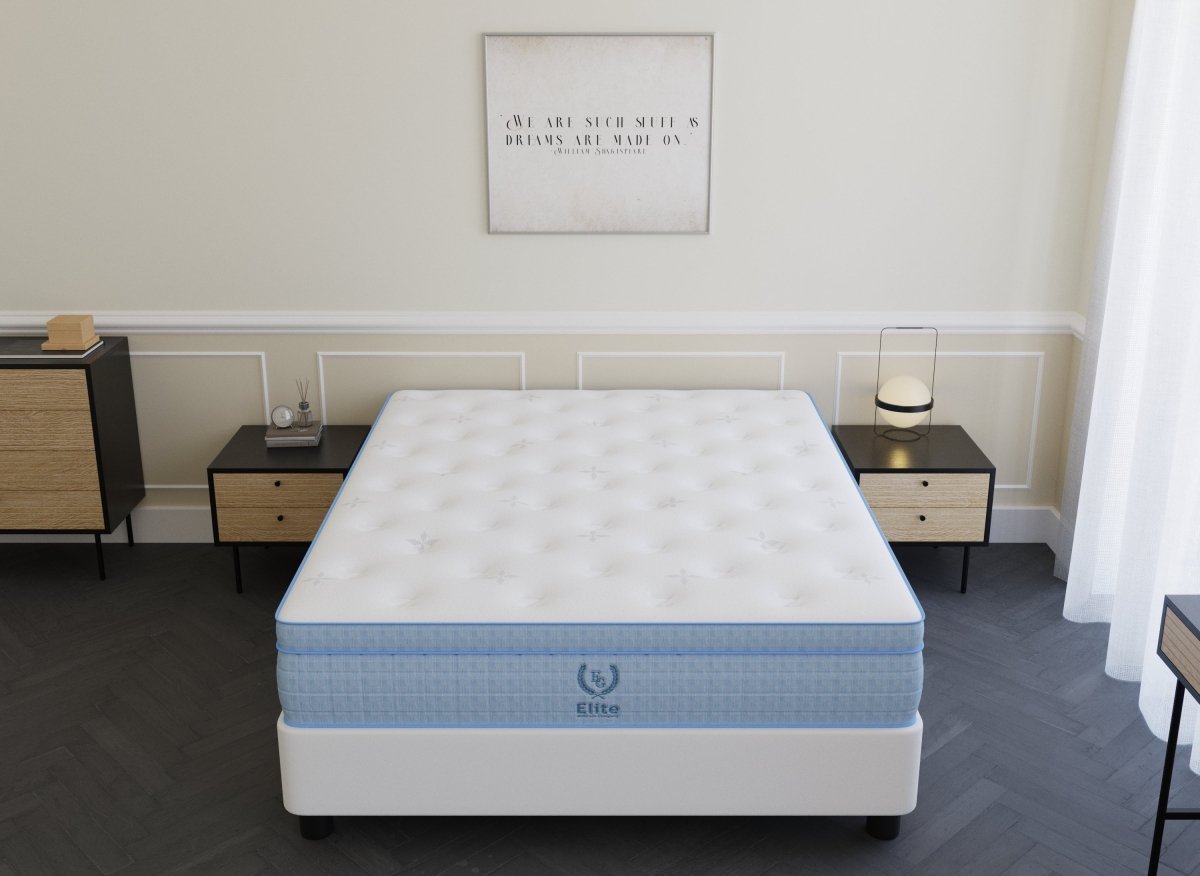 Matelas hybride ressorts ensachés 180 x 200 cm épaisseur 30 cm RAFAEL - DécoInParis