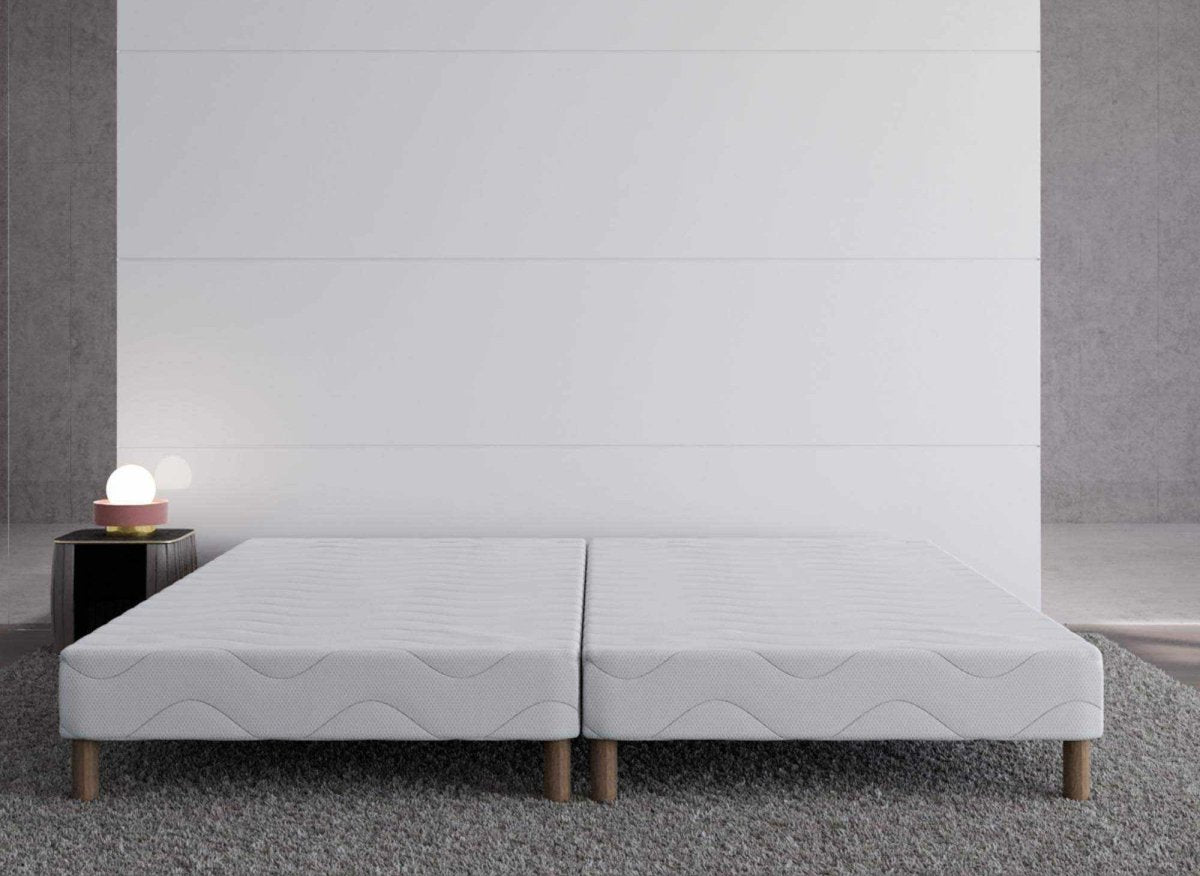 Sommier tapissier 180 X 200 cm + 8 pieds (2x 90x200cm) - DécoInParis