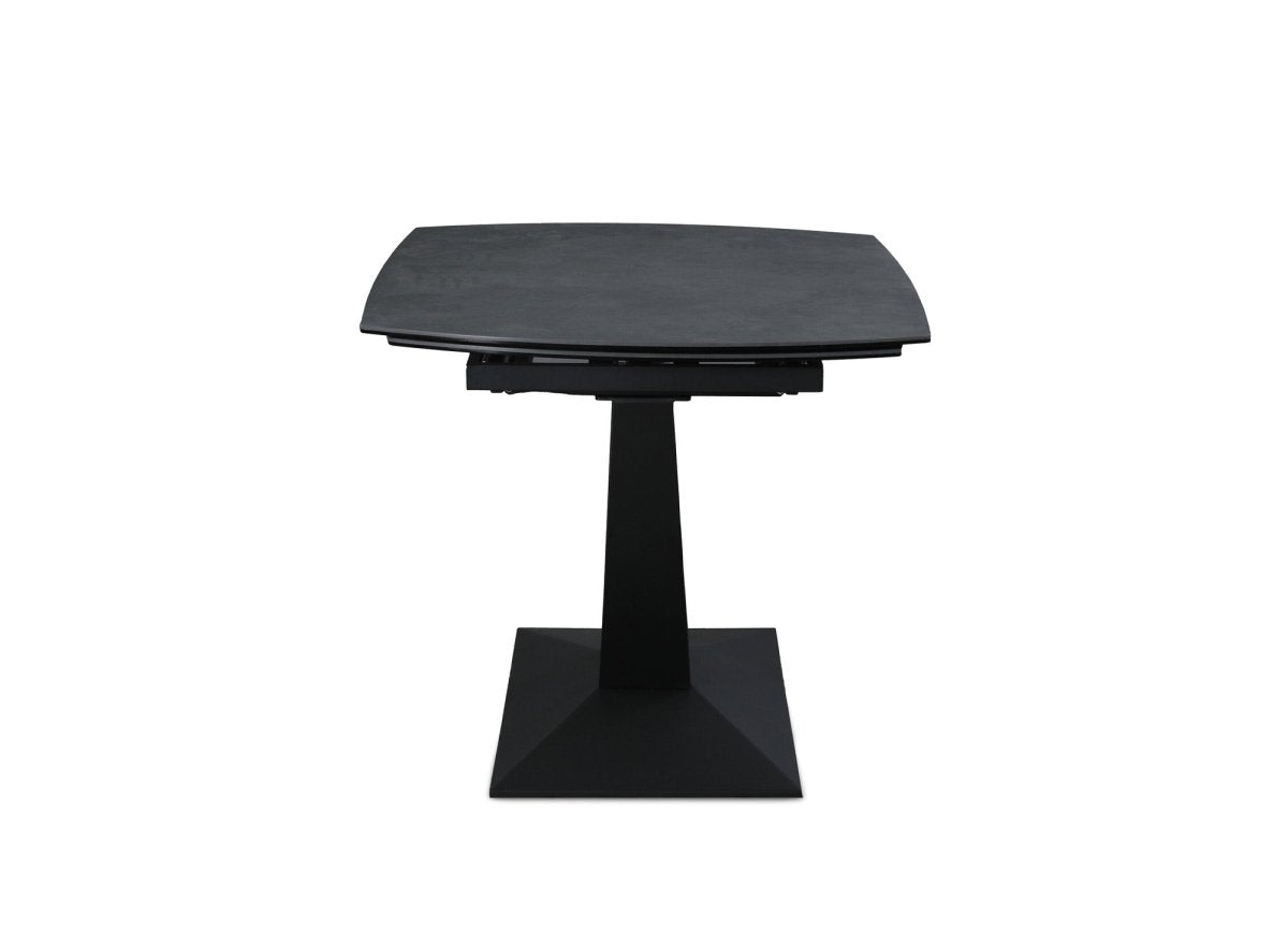 Table à manger extensible en céramique noire 6 - 8 personnes ELIAD - DécoInParis