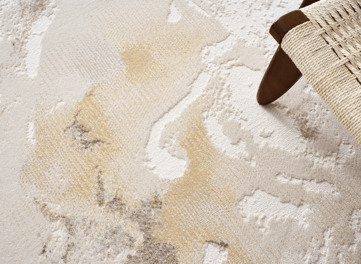 Tapis beige à motifs 160 x 230 cm NIRA - DécoInParis