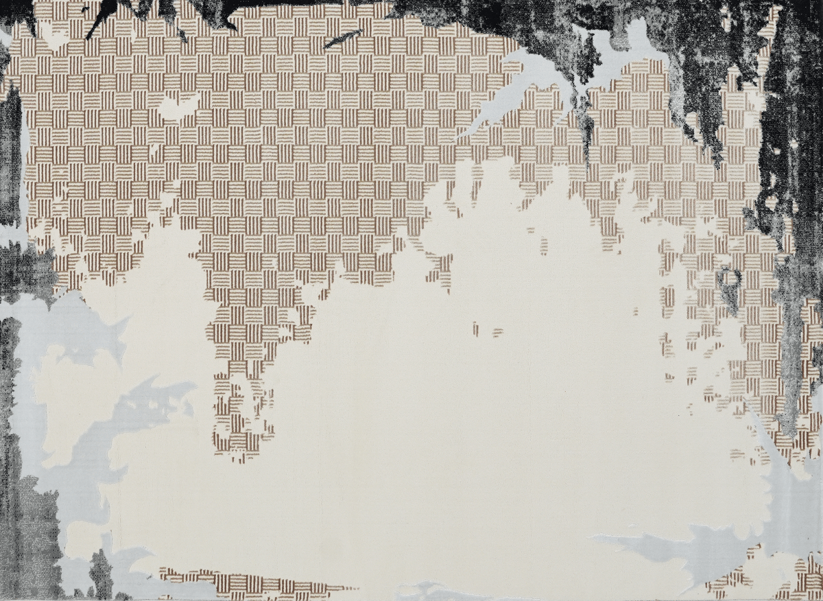 Tapis beige à motifs 160 x 230 cm SALVIA - DécoInParis