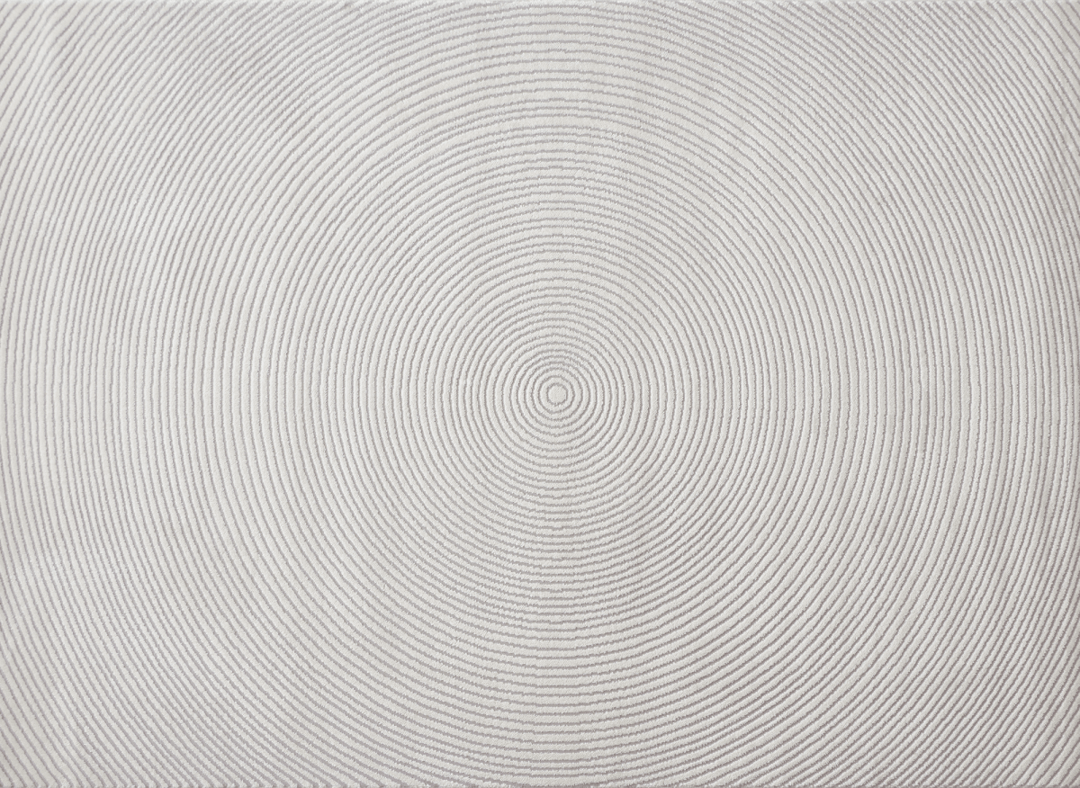 Tapis beige à motifs circulaires 160 x 230 cm BODRUM - DécoInParis