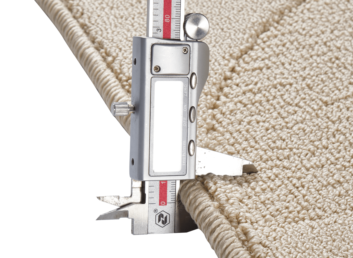 Tapis beige à motifs ronds 200 x 290 cm PURO - DécoInParis